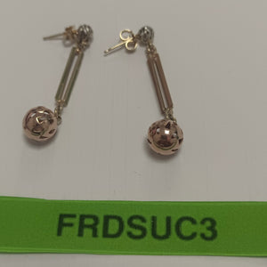ARETES PAR ORO 14 K 3.7 GRMS (SEMINUEVO)