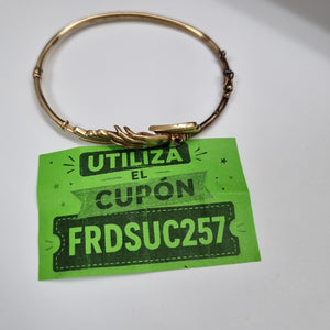 PULSERA RIGIDA ORO 14 K 8.4 GRMS (SEMINUEVO)