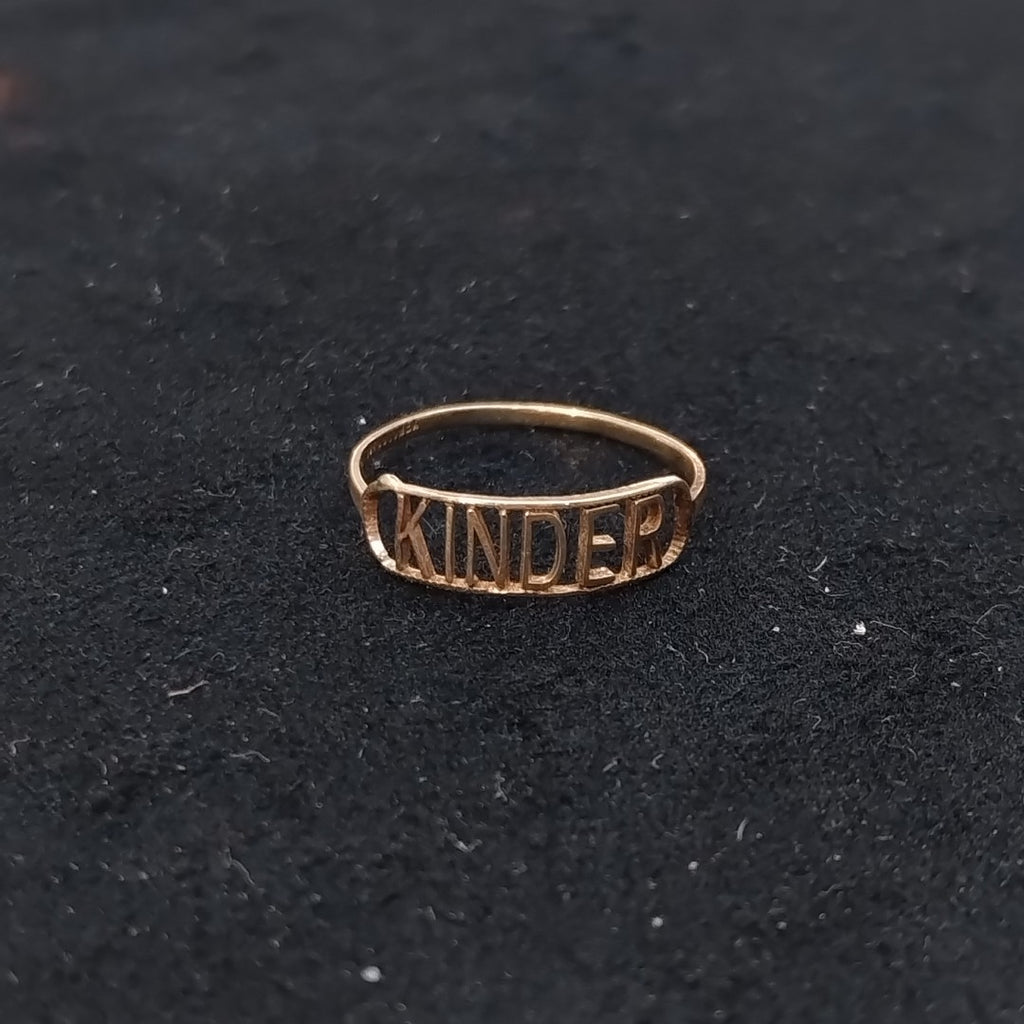 ANILLO ORO 10 K 0,50 GRMS (SEMINUEVO)