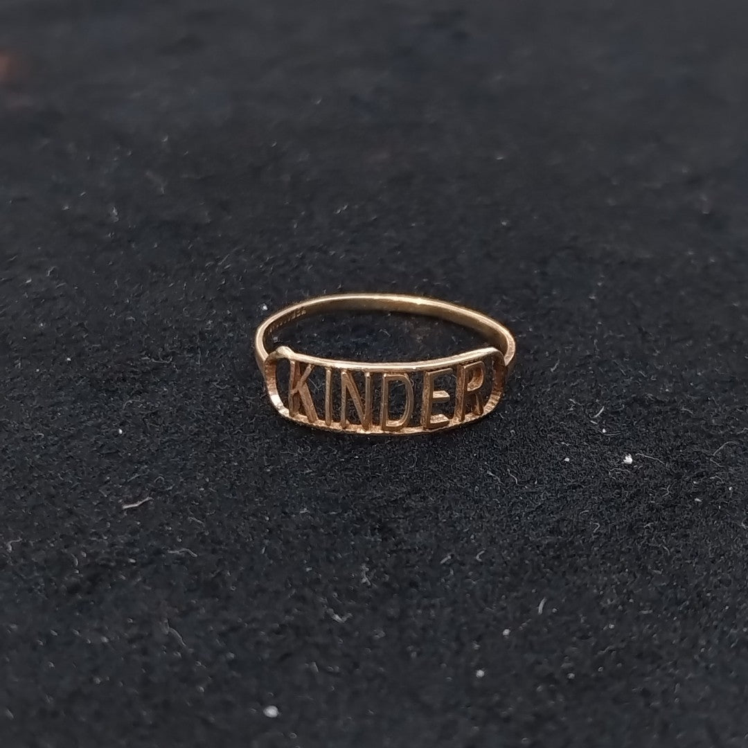 ANILLO ORO 10 K 0,50 GRMS (SEMINUEVO)