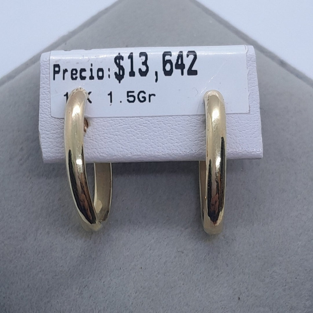 ARRACADAS ORO 14K 1.5 (NUEVO)