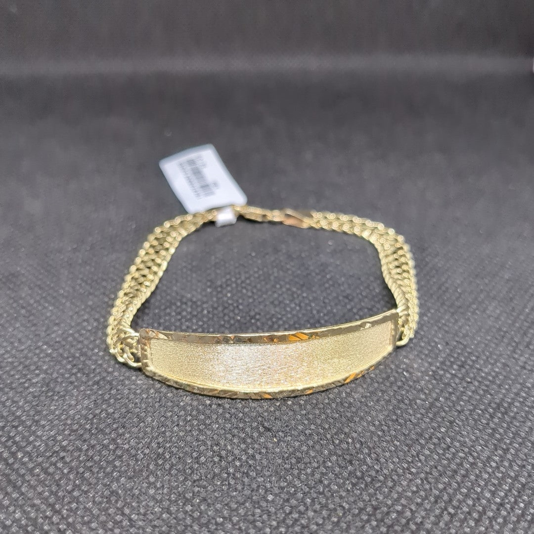 PULSERA ESCLAVA CHINO 14K 21 CM 9.8 GR (NUEVO)