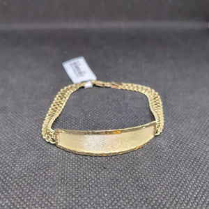 PULSERA ESCLAVA CHINO 14K 21 CM 9.8 GR (NUEVO)