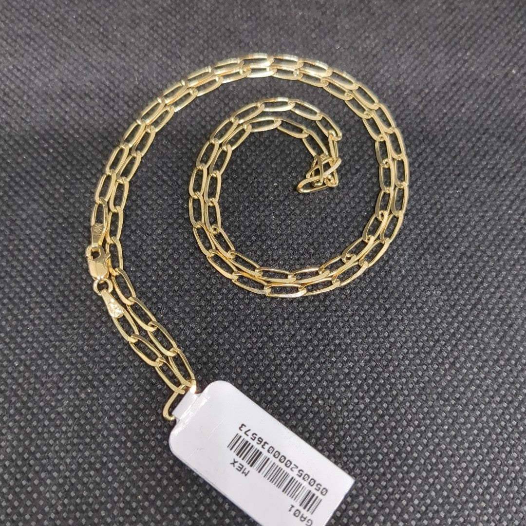 CADENA ESLABON 14K 55 CM 6.6 GR (NUEVO)