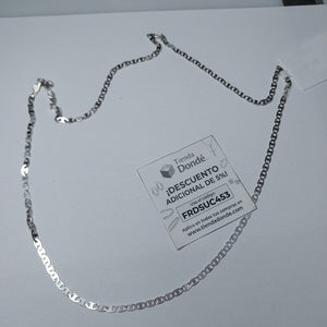 CADENA TEJIDO GUCHI PLATA .925 60 CM 9.3 GR (NUEVO)