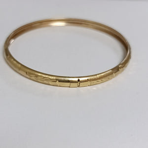 PULSERA RIGIDA ORO 10 K 5 GRMS (SEMINUEVO)