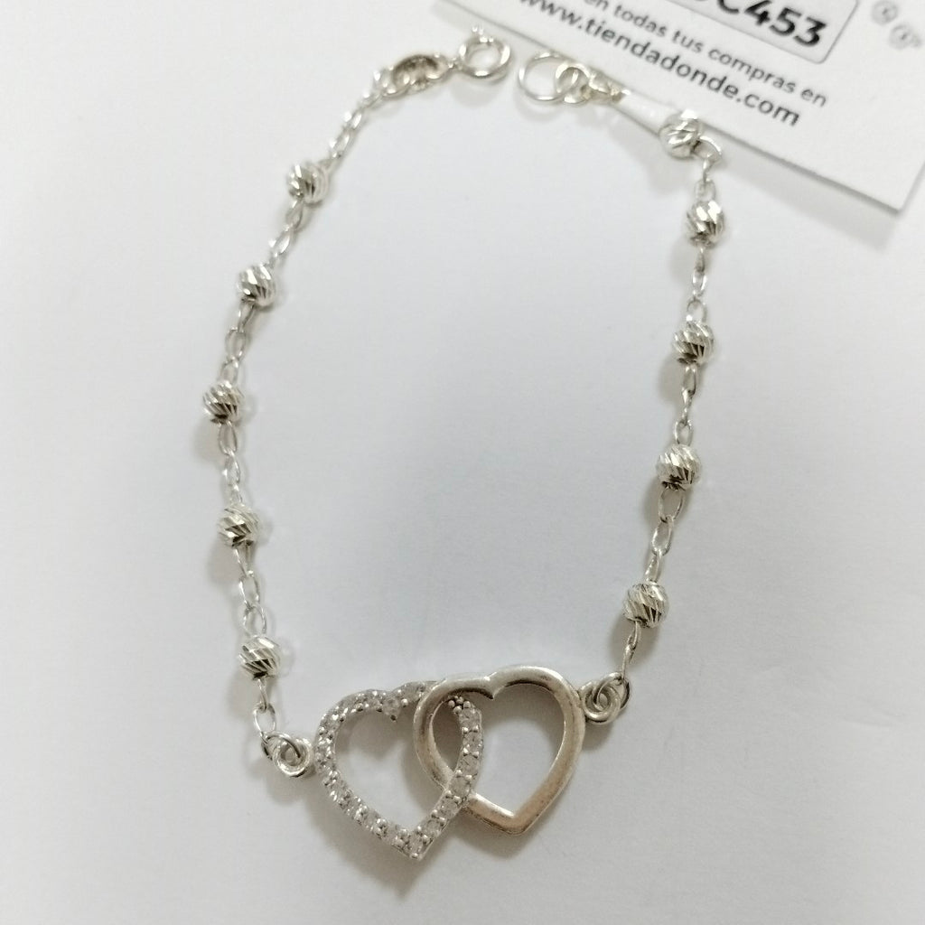 PULSERA TEJIDO TEJIDO ESPECIAL PLATA .925 18 CM 4 GR (NUEVO)