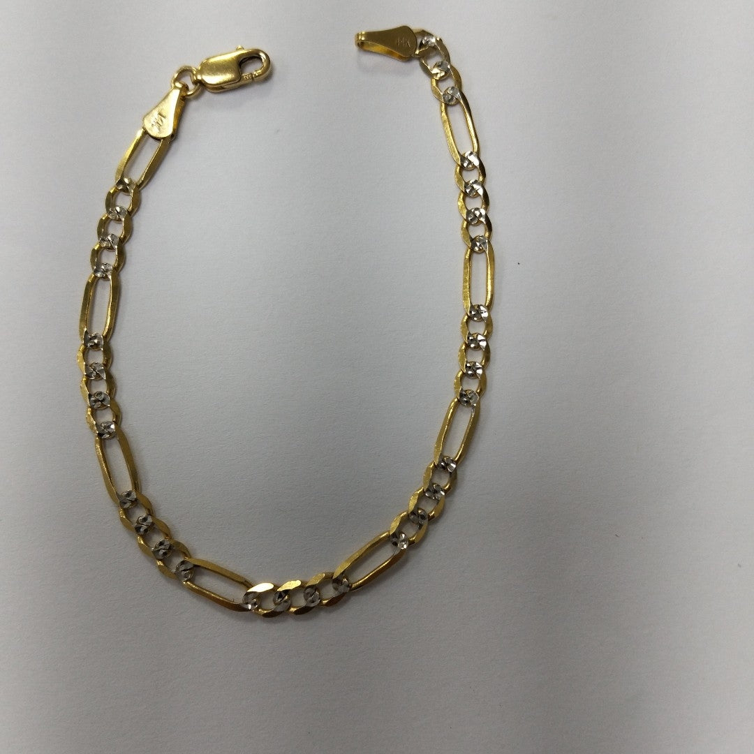 PULSERA 3X1 14K 18 CM 3.9 GR (NUEVO)
