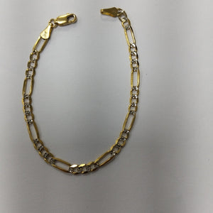PULSERA 3X1 14K 18 CM 3.9 GR (NUEVO)