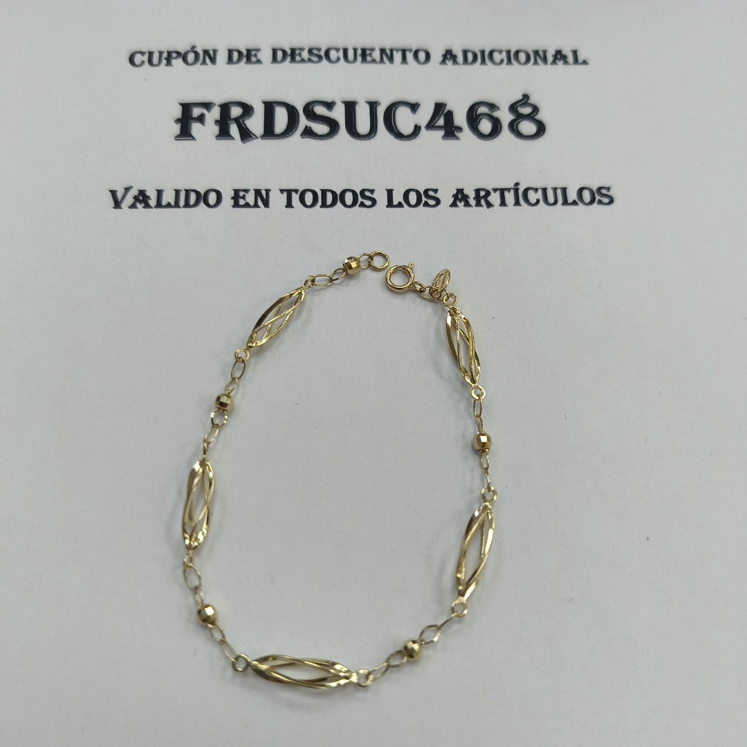 PULSERA ESPECIAL 14K 18 CM 2.2 GR (NUEVO)