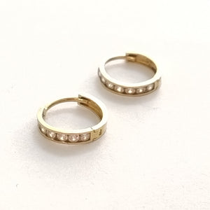 ARRACADAS PAR ORO 14 K 0.9 GRMS (SEMINUEVO)