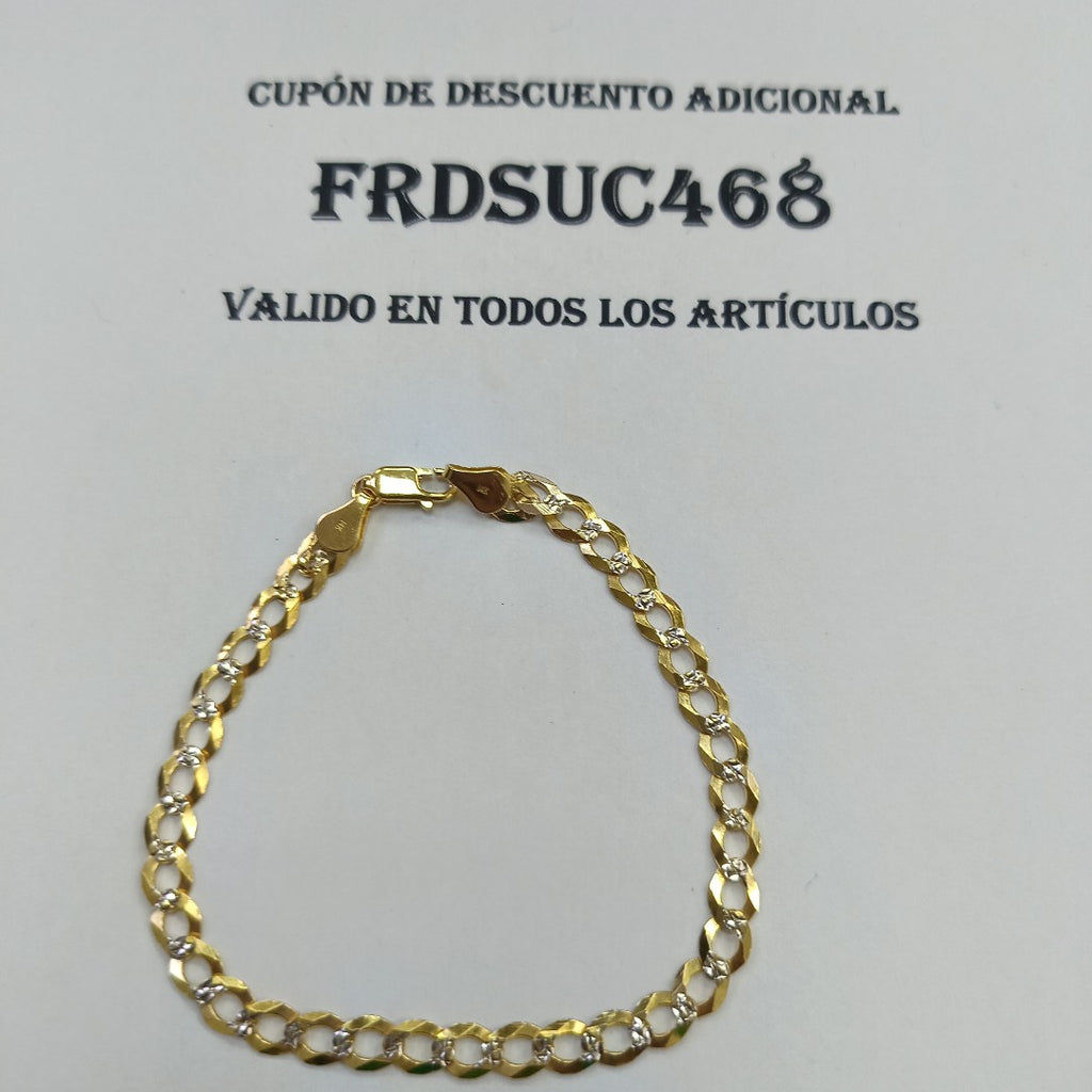 PULSERA BARBADA 14K 21 CM 6.5 GR (NUEVO)