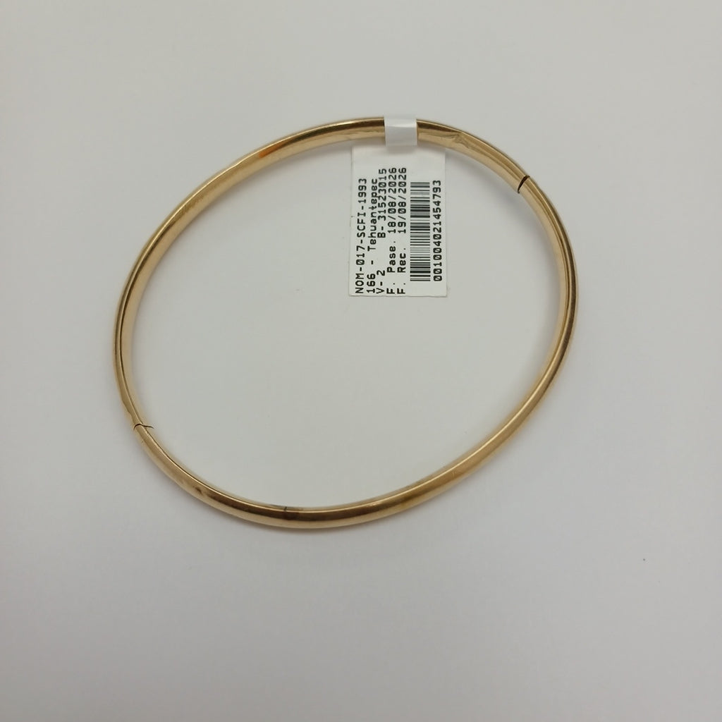 PULSERA RIGIDA ORO 14 K 4.8 GRMS (SEMINUEVO)
