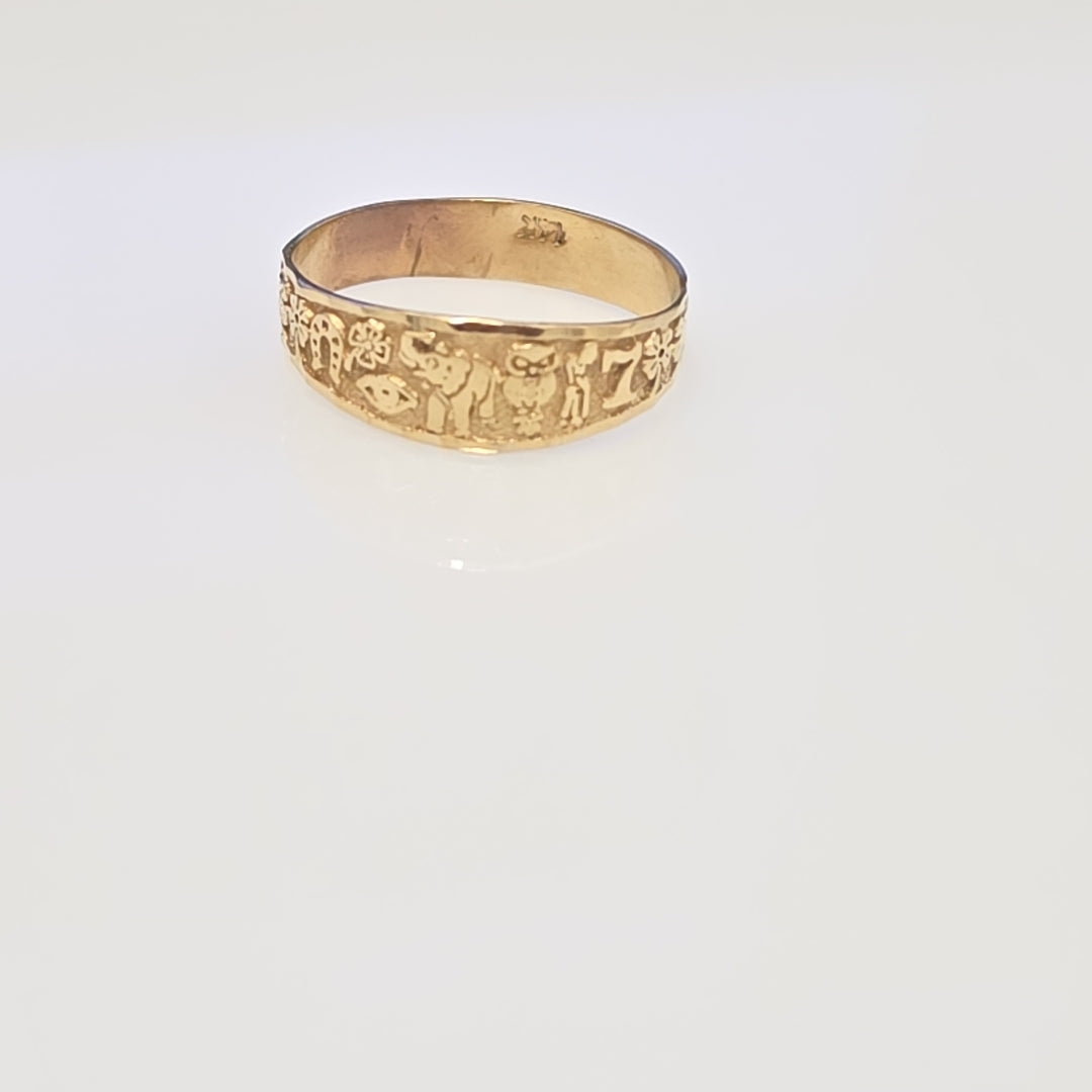 ANILLITO ORO 14 K 1.4 GRMS (SEMINUEVO)