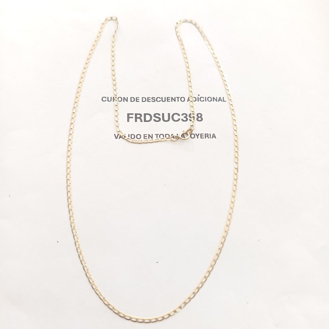 CADENA ORO,RODIADO 10 K 1,60 GRMS (SEMINUEVO)