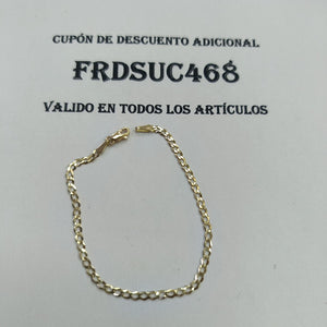 PULSERA BARBADA 14K 18 CM 1.9 GR (NUEVO)