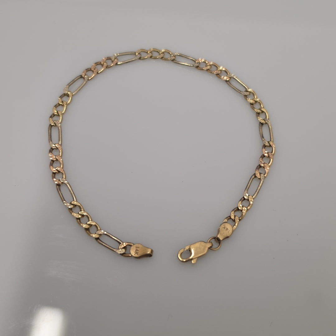 PULSERA ORO 14 K 3.2 GRMS (SEMINUEVO)