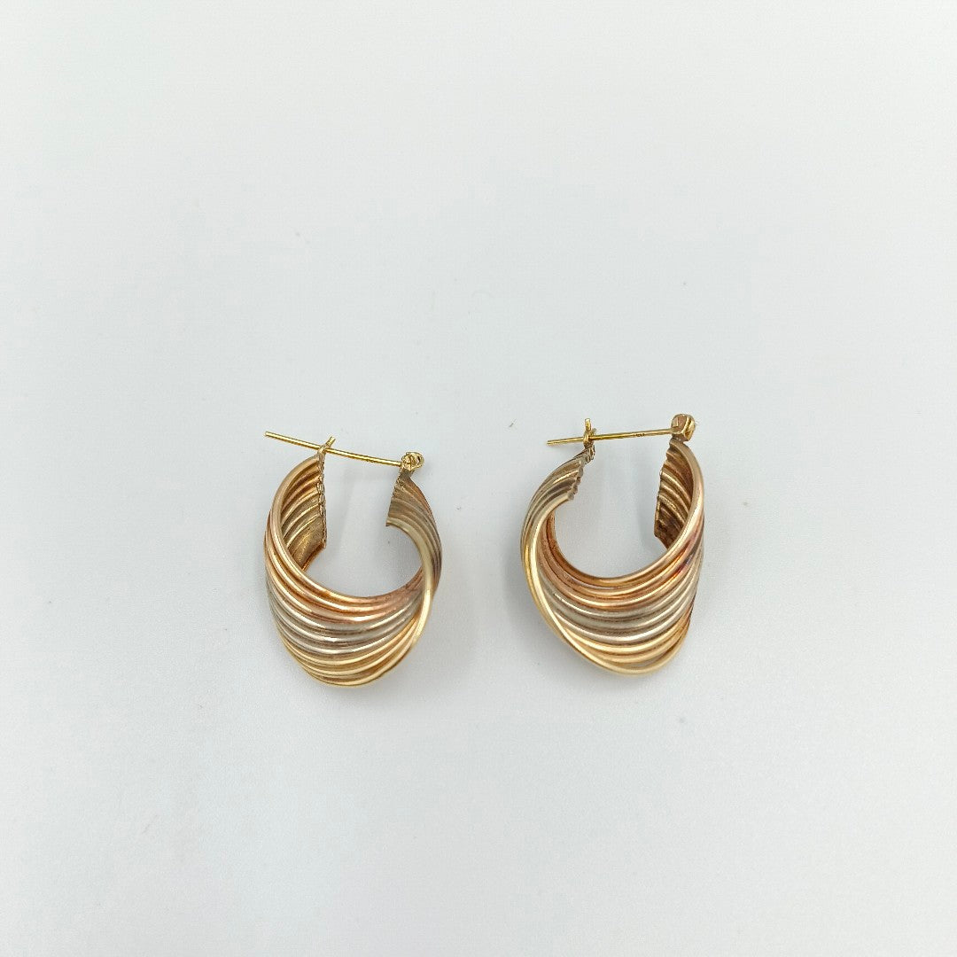 ARRACADAS PAR ORO 14 K 5,50 GRMS (SEMINUEVO)