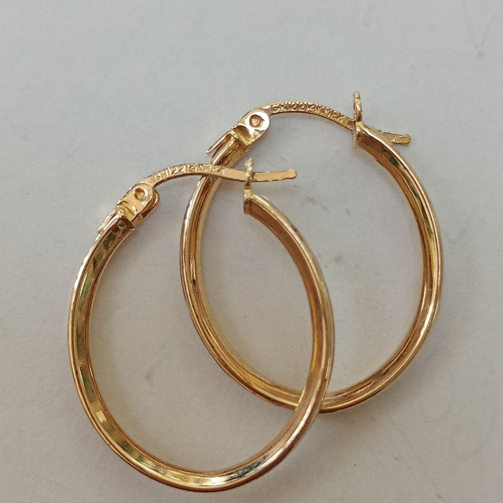 ARRACADAS PAR ORO 14 K 1.8 GRMS (SEMINUEVO)
