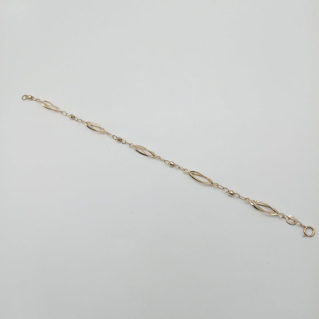 PULSERA ESPECIAL 14K 18 CM 2 GR (NUEVO)