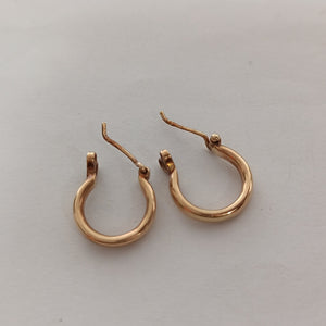 ARRACADAS PAR ORO 14 K 1.2 GRMS (SEMINUEVO)