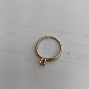 SOLITARIO ORO 14 K 2.2 GRMS (SEMINUEVO)
