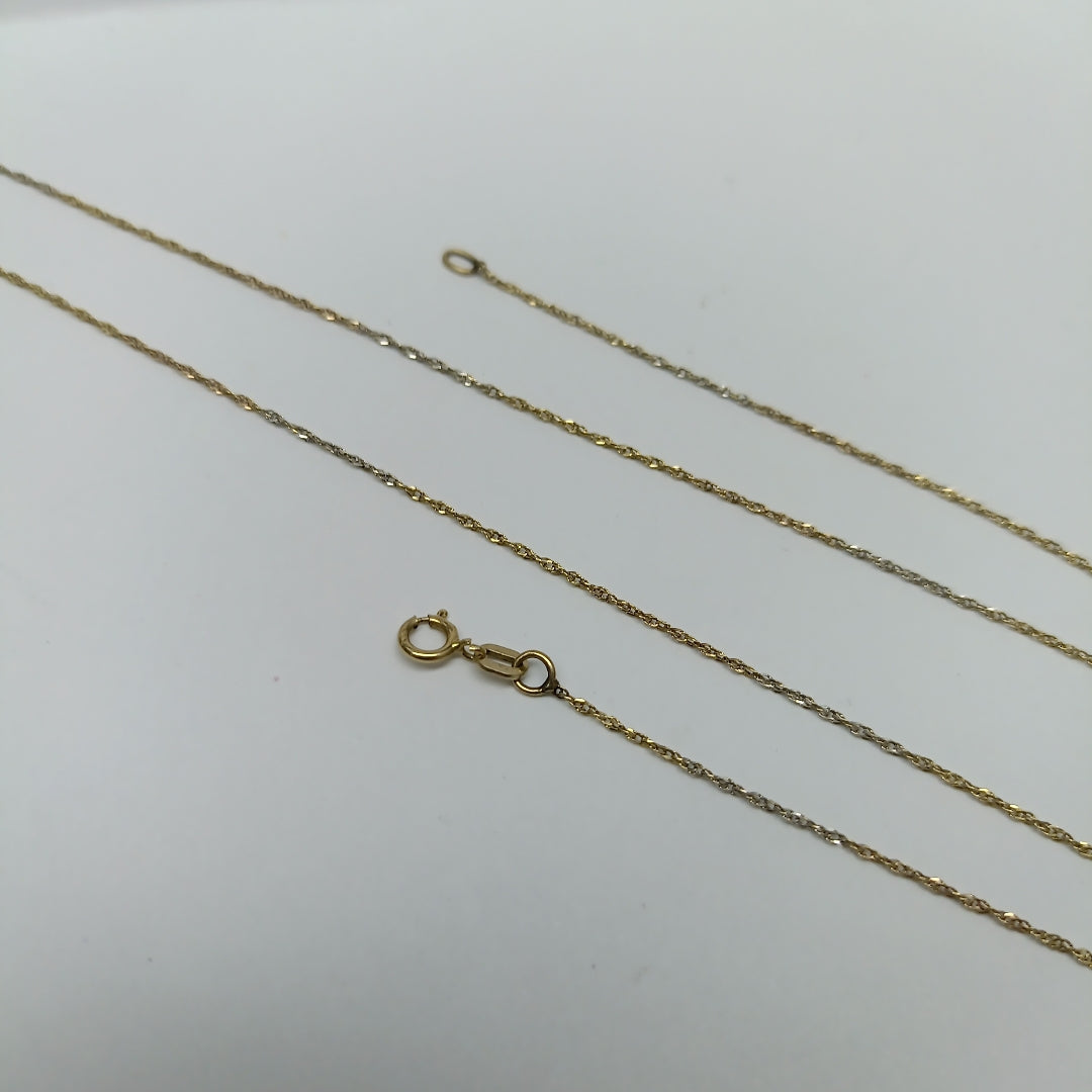 CADENA ORO 14 K 0.9 GRMS (SEMINUEVO)