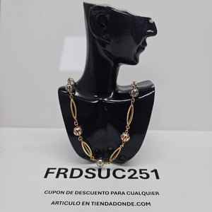 GARGANTILLA ORO, ORO COMBINADO 14 K 15.6 GRMS (SEMINUEVO)