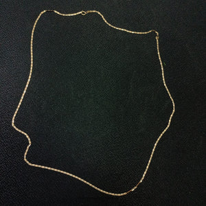 CADENA ORO COMBINADO 14 K 2,00 GRMS (SEMINUEVO)