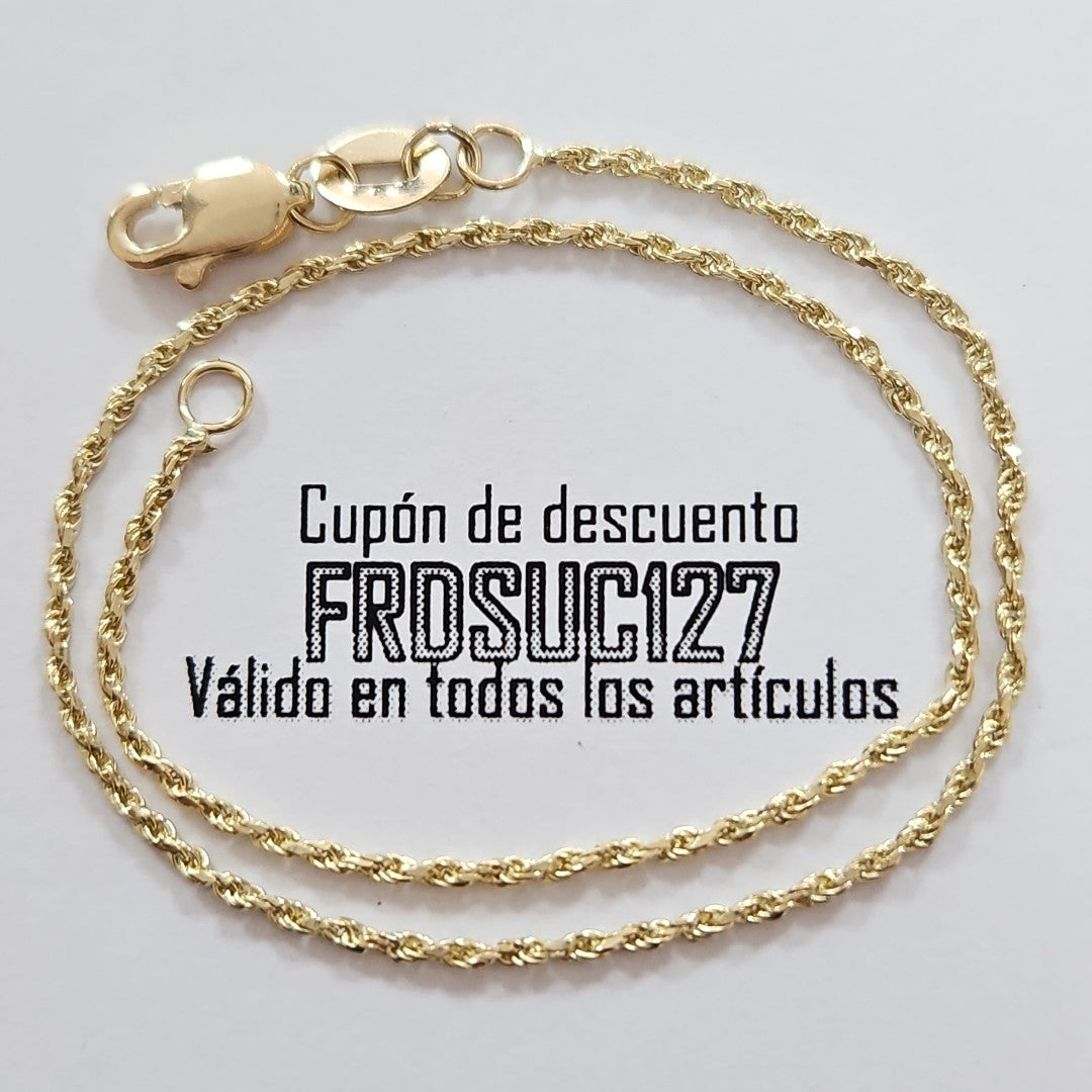 PULSERA TORZAL 14K 21 CM 1.4 GR (NUEVO)
