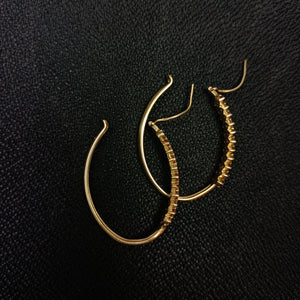 ARRACADAS PAR ORO 14 K 6,60 GRMS (SEMINUEVO)