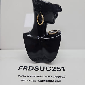ARRACADAS PAR ORO 10 K 2,50 GRMS (SEMINUEVO)