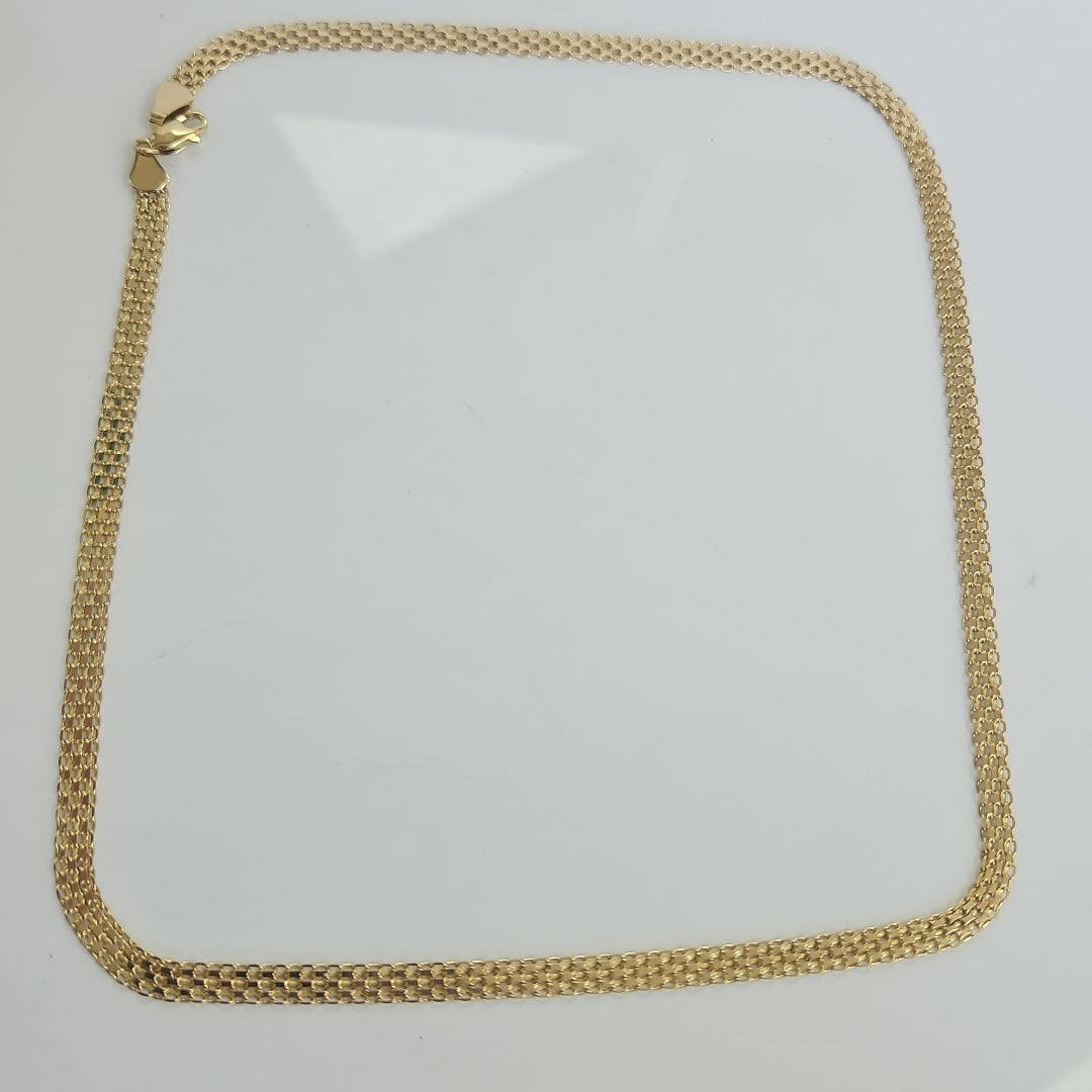 CADENA ESPECIAL 14K 50 CM 11.5 GR (NUEVO)