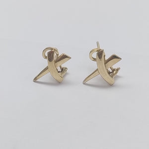 ARETES PAR ORO 14 K 4,80 GRMS (SEMINUEVO)