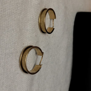 ARRACADAS PAR ORO 14 K 2.4 GRMS (SEMINUEVO)