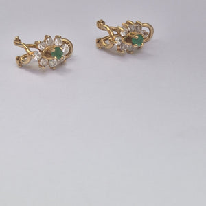 BROQUELES PAR ORO 14 K 2,80 GRMS (SEMINUEVO)