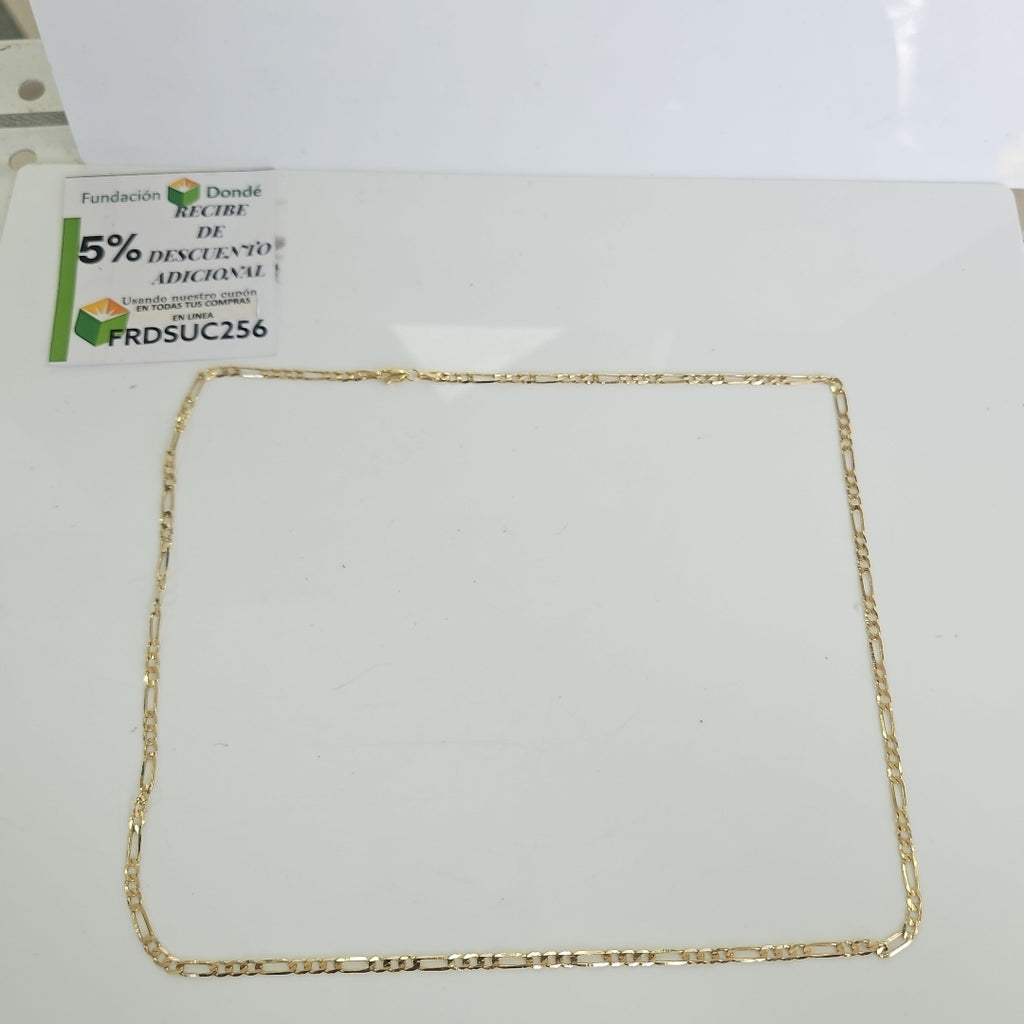 CADENA 3X1 14K 60 CM 7.8 GR (NUEVO)