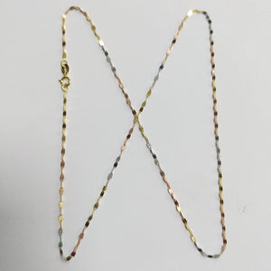 CADENA ORO, ORO COMBINADO 10 K 0.7 GRMS (SEMINUEVO)