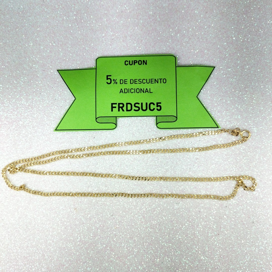 CADENAS BARBADA AMARILLA ORO 14K 2.1 (NUEVO)