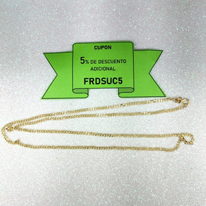 CADENAS BARBADA AMARILLA ORO 14K 2.1 (NUEVO)