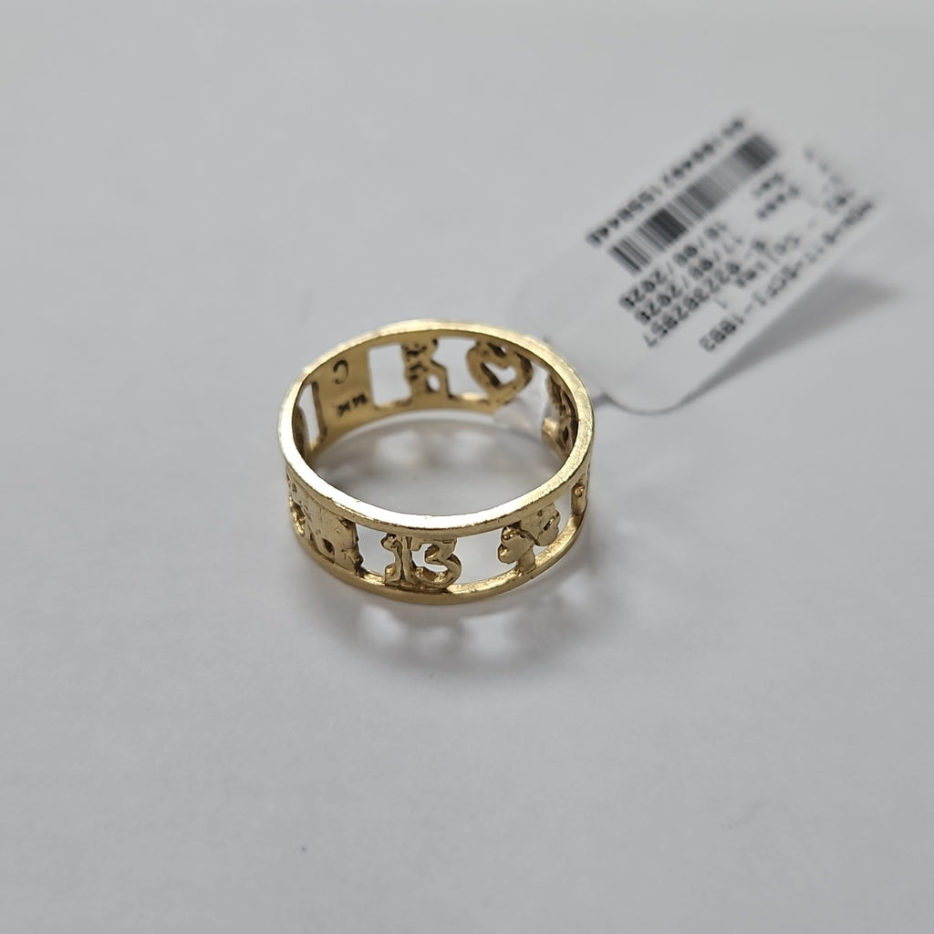ANILLO ORO 14 K 3,10 GRMS (SEMINUEVO)