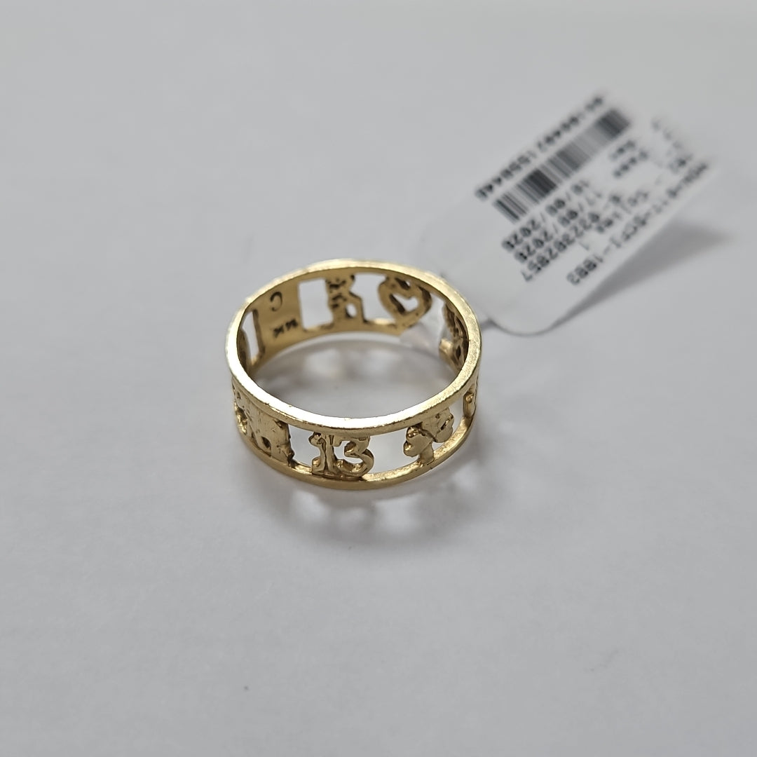 ANILLO ORO 14 K 3,10 GRMS (SEMINUEVO)