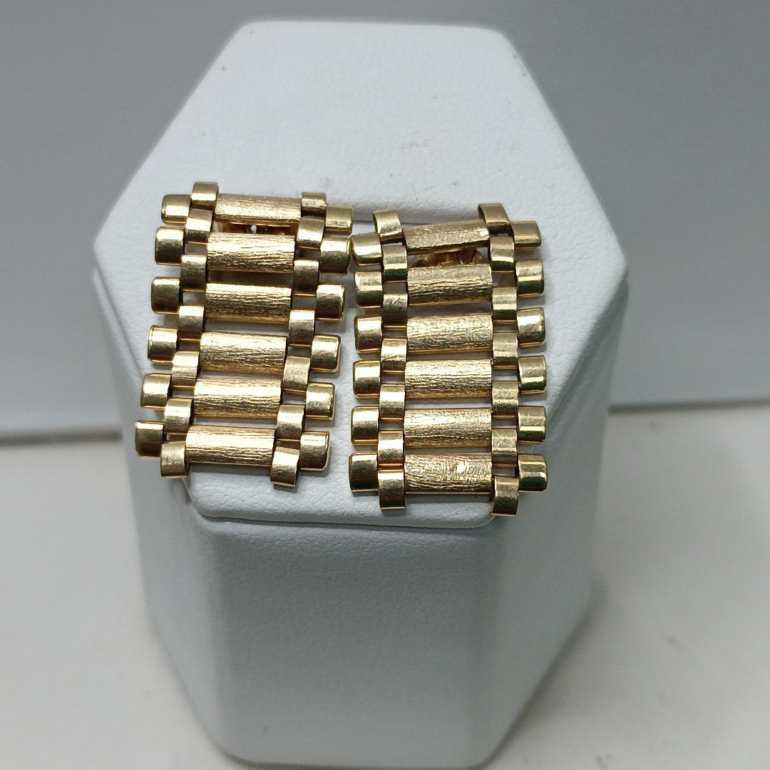 BROQUELES PAR ORO 14 K 4.9 GRMS (SEMINUEVO)