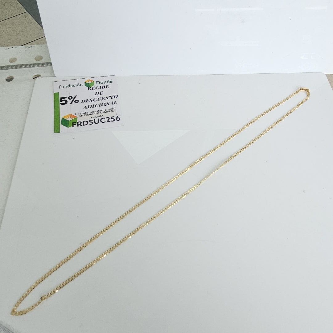 CADENA BARBADA 14K 60 CM 5.9 GR (NUEVO)