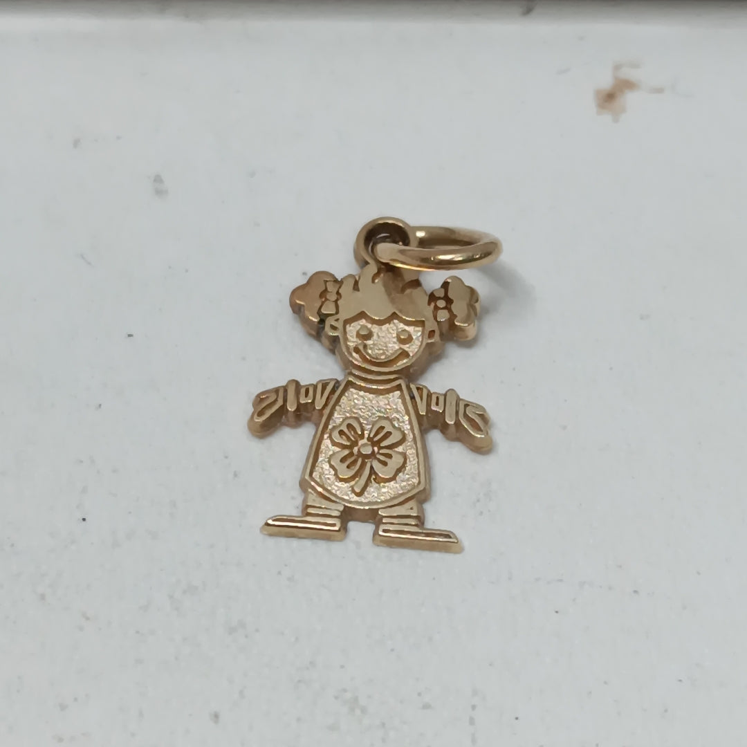 DIJE ORO 14 K 0.7 GRMS (SEMINUEVO)