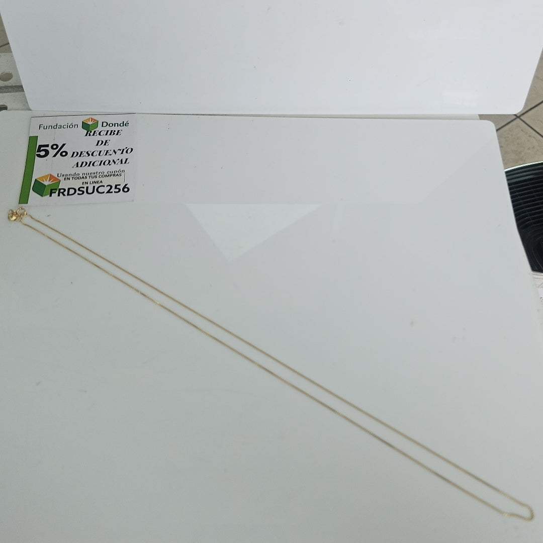 CADENA VENECIANO 14K 55 CM 1.7 GR (NUEVO)