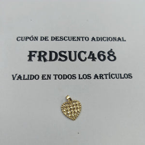 DIJE FIG CORAZON 14K 0.8 GR (NUEVO)