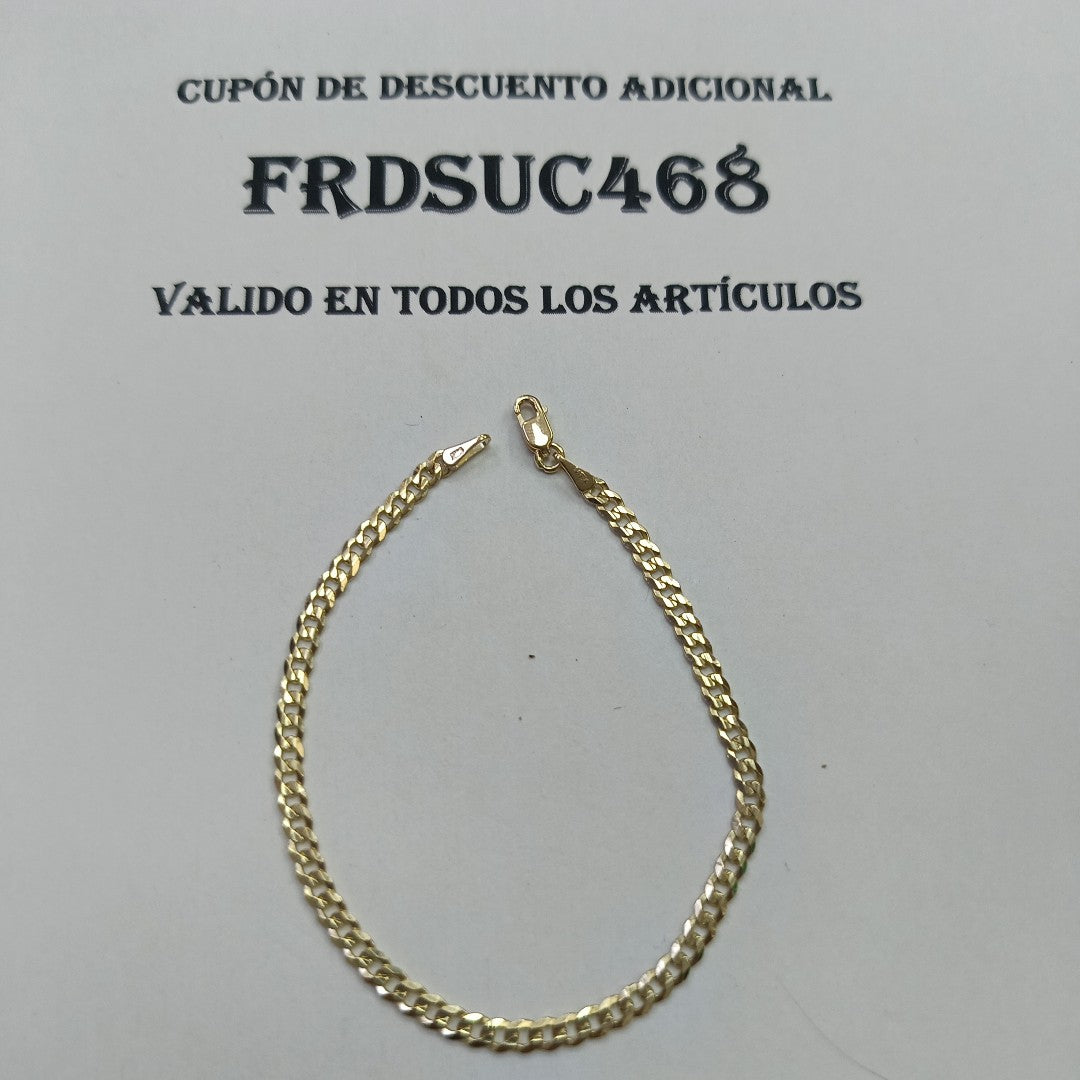 PULSERA BARBADA 14K 18 CM 3.2 GR (NUEVO)