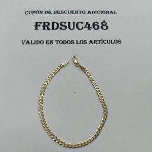 PULSERA BARBADA 14K 18 CM 3.2 GR (NUEVO)