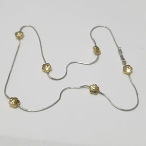 GARGANTILLA ORO COMBINADO 14 K 4,40 GRMS (SEMINUEVO)